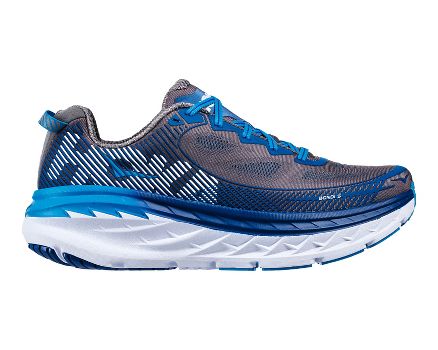 Mens Hoka One One Bondi 5 Running Shoe at Road Runner Sports Mouse over to zoom