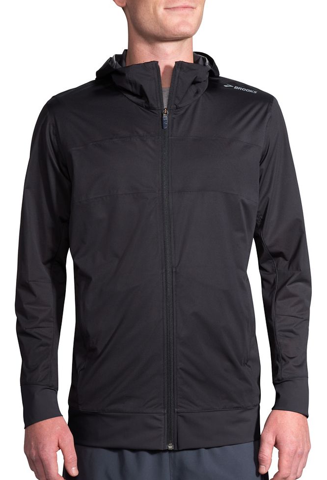 Mens Brooks Hideout Running Jackets