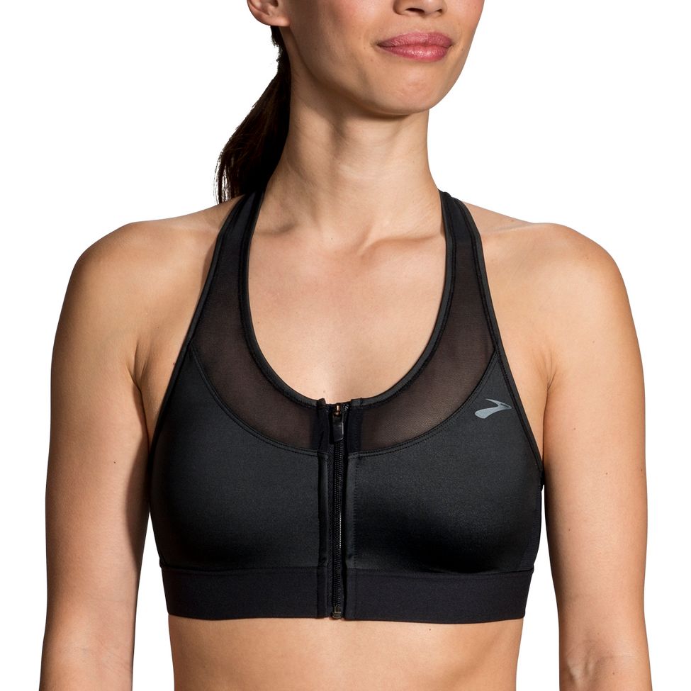 Sport front. Топ Brooks Dare zip Run Bra 2.0. Zip Bra. Bra Front Hooks. Bra with Front Hooks.