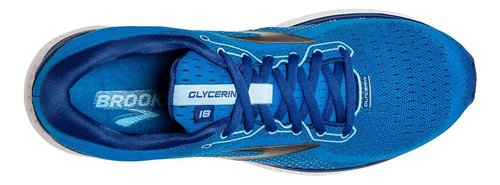 Details about   Brooks Men's Glycerin 18 Running Shoes 13 D Black/Blue US M 