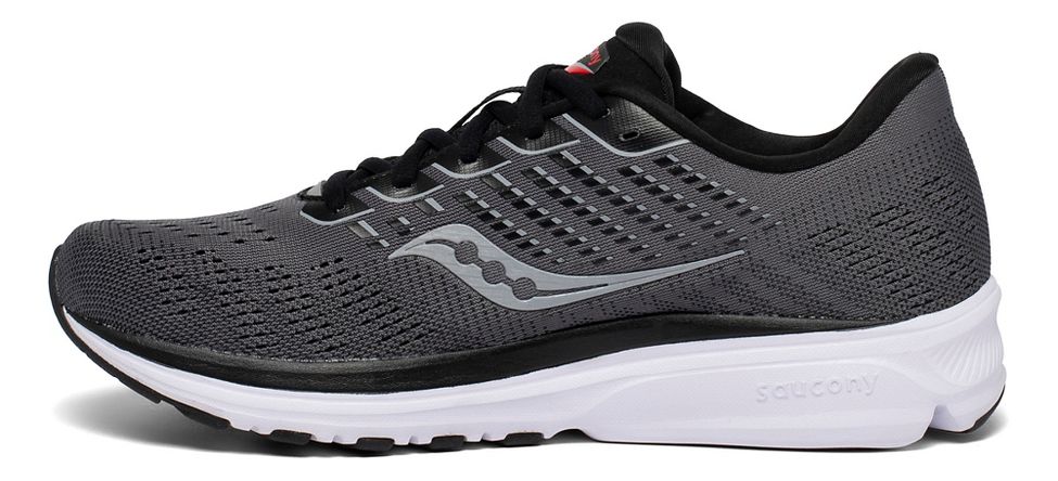 Saucony Boys S-Ride 13 Running Shoes Trainers Sneakers Black Sports Breathable 