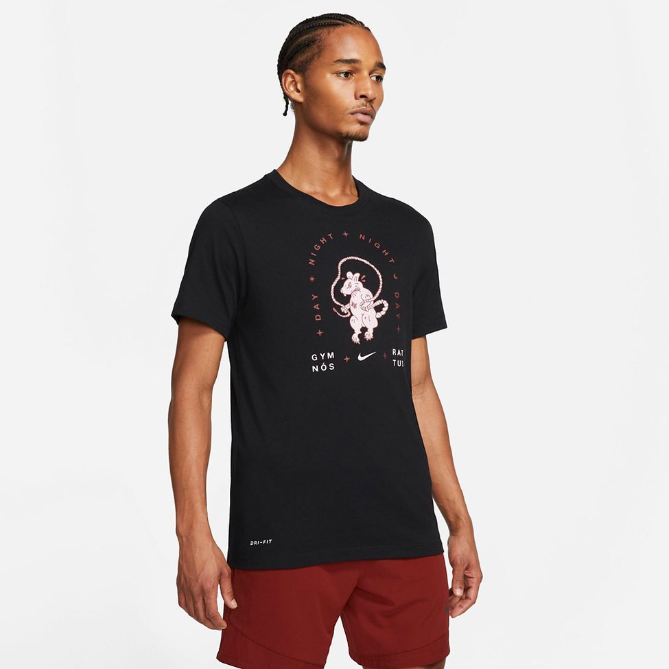 Mens Nike Dri-FIT Gym Rat Training T 