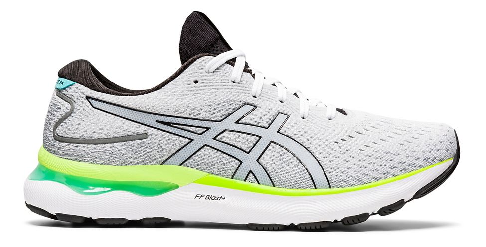 mens asics running shoes black